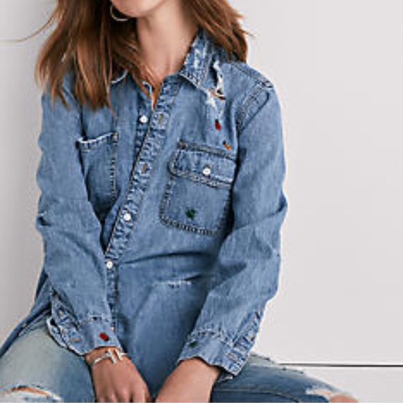 lucky brand boyfriend shirt